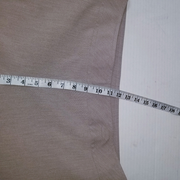 🌸Akris Punto | Taupe Kick Flare Slacks size‎ 12 - Picture 8 of 9